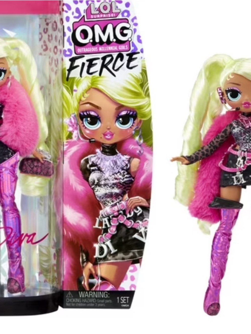 L.O.L. Surprise! Fierce Diva Doll - Hot Pink & Lime